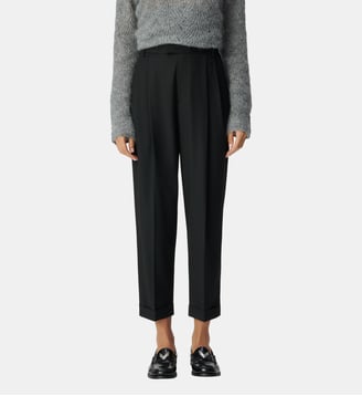 Pantalon à revers cropped - Ikks - Noir