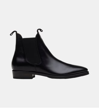 Bottines chelsea en cuir - Fursac - Noir