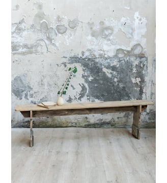 Banc en bois Antoine N°540- Produit chiné - Debongout - Bois clair