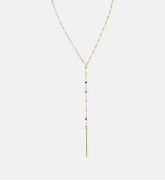 Collier Y chaîne fine acier inoxydable - Balaboosté - Doré