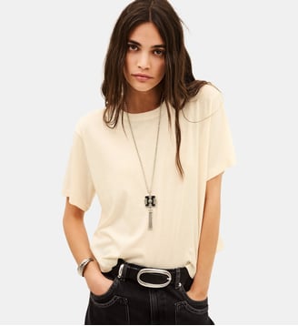 T-shirt Take - Ba&sh - Écru