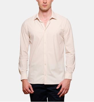 Chemise performance beige infroissable - Atelier Privé - Beige
