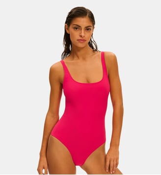 Maillot de bain 1 pièce sans armature - Lipstick - Simone Pérèle - Rose