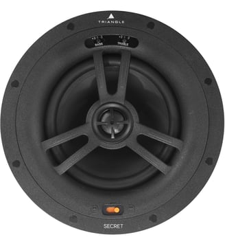 Enceinte encastrable SECRET EMT7 Circulaire - Triangle - Noir