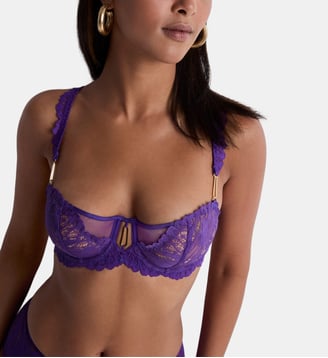Soutien-gorge Corbeille avec armatures - Aubade - Violet