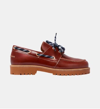 Chaussures Belem bateau cuir - Claudie Pierlot - Acajou