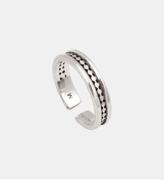Bague fine medium ajustable   - Noor - Satellite - Argenté