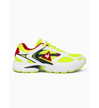 Sneakers running Allure - Le Coq Sportif - Fluorescent yellow et optical white