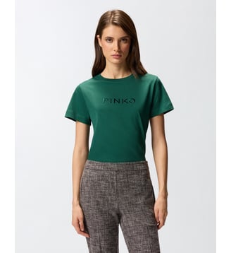 T-shirt à logo pinko brodé Pinko