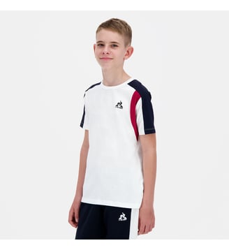 T-shirt logo en coton - Le Coq Sportif - Blanc