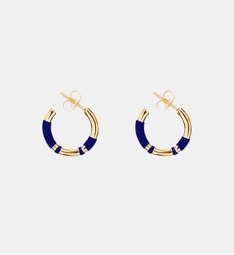 Mini créoles Positano - Aurélie Bidermann - Bleu