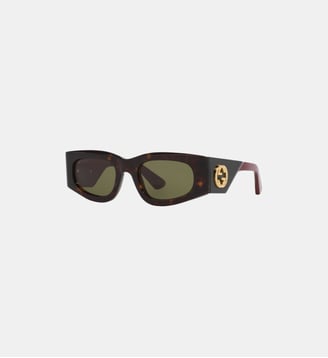 Lunettes de soleil Rectangulaire GG1189S - Gucci - Écaille
