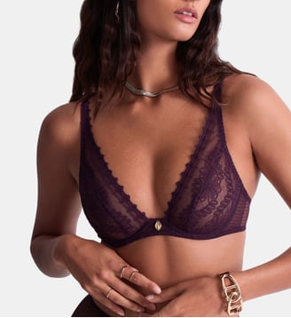 Soutien gorge Triangle avec armatures - Aubade - Mauve