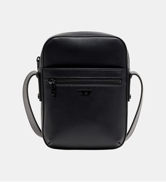 Rivet-D - Sac bandoulière en PU avec rivets - Diesel - Noir