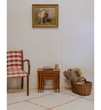 Tables gigognes en bois Barbara N°145- Produit chiné - Debongout - Bois foncé