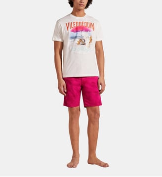 T-shirt en coton Wave on VBQ Beach - Vilebrequin - Off white