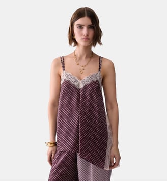 Top avec détails en dentelle Liu Jo