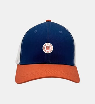 Casquette trucker bicolore - Serge Blanco - Bleu