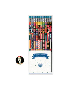 10 crayons à papier Steve - Djeco - Multicolore