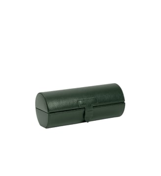 Etui 3 montres en cuir grainé - Le Tanneur - Vert malachite