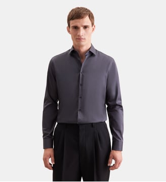 Chemise d'affaires 1/1 X-Slim Col Kent - Seidensticker - Gris