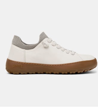 Baskets Peu Serra cuir - Camper - Blanc