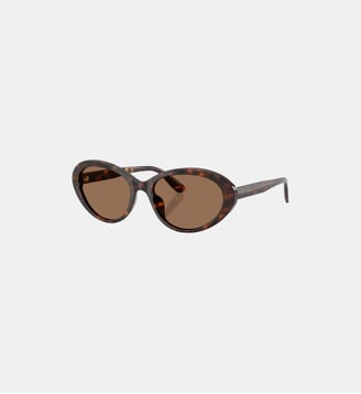 Lunettes de soleil Ovale DG4570 - Dolce & Gabbana - Havane