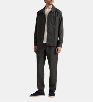 Pantalon en laine Super 120's Micro Carreaux Vilebrequin
