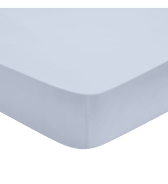 Drap Housse Influence Percale - Dodo - Bleu ciel