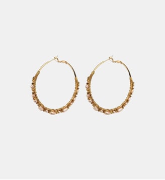 Boucles d'oreilles créoles   - Iancura - Satellite - Perle