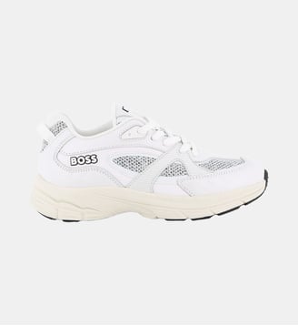 Baskets basses à lacets - BOSS Kidswear - Blanc