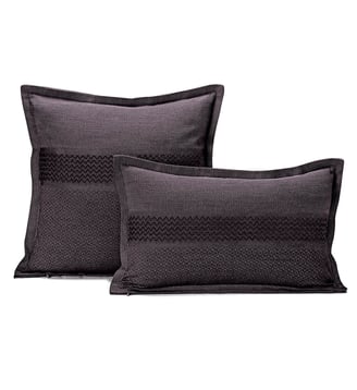 Housse de coussin Slow Life Slow life Slow life - Le Jacquard Francais - Carbone