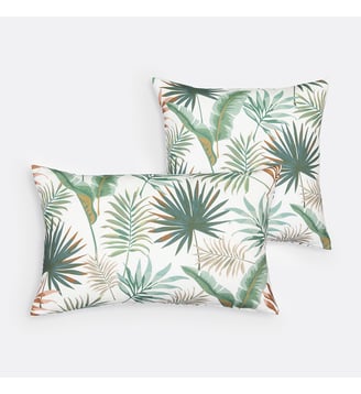 Coussin extérieur - La Redoute Interieurs - Imprimé vert