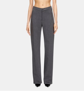 Pantalon tailleur taille haute - Diesel - Gris foncé