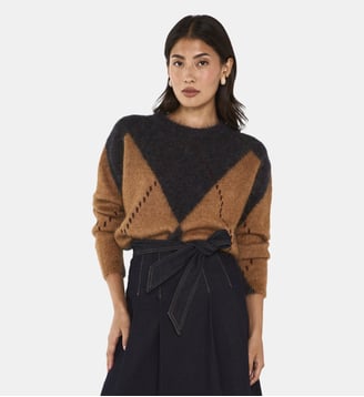 Pull En Mohair Mélangé Alfonzo - Maison 123 - Gris souris