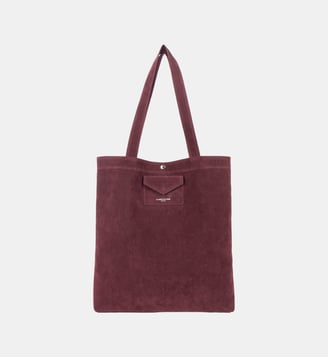 Sac cabas épaule Suédine KBA - Lancaster - Bordeaux