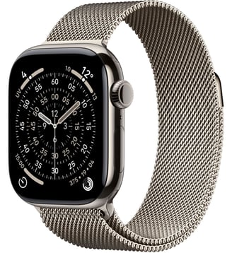 Montre connectée 42mm Tit Naturel Milan Serie 11 Cellular Apple