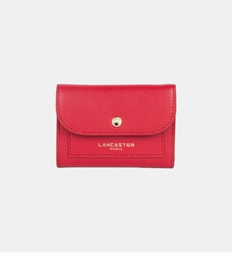 Portefeuille Sierra PM en cuir - Lancaster - Rouge