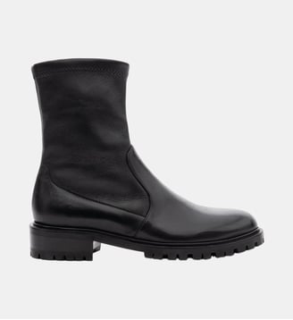 Pargos - Bottines En Cuir Nappa Stretch Noir - Parallèle - Noir