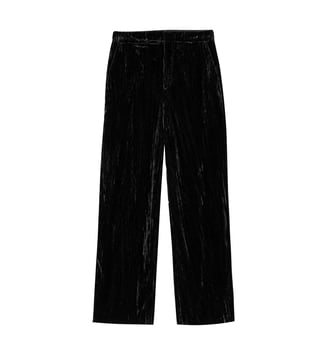 Pantalon de tailleur velours - Ikks - Noir