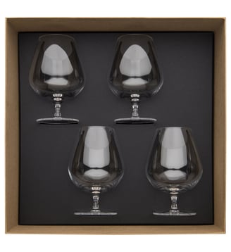Coffret 4 Verres à Cognac 61 Cl - Anytime - Degrenne - Transparent