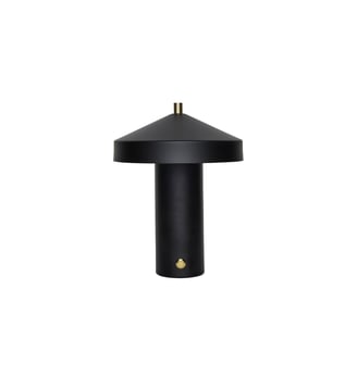 Lampe en acier avec abat-jour - OYOY - Noir