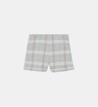 Short  -  moyen laine carreaux - Tartine Et Chocolat - Beige