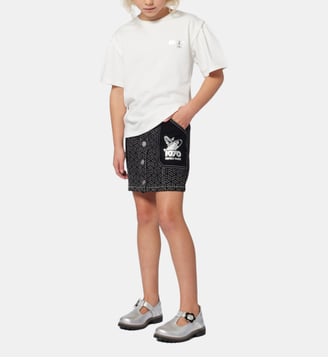 T-shirt à manches courtes - Kenzo Kids - Off white