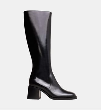 Bottes Diou en cuir - Jonak - Noir