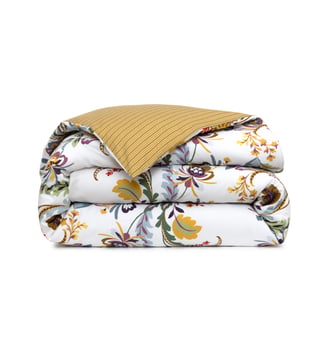 Housse de couette en satin de coton lavé Desforges