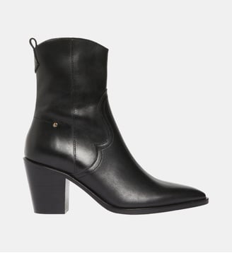 Santiags noir en cuir - Vanessa Bruno - Noir