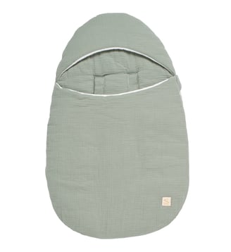 Nid d'ange passe sangle en gaze de coton - COOKIDICTION - Vert d'eau