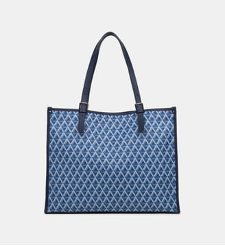 Grand sac cabas épaule Ikon - Lancaster - Bleu électrique