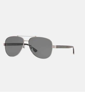 Lunettes de soleil Pilote GG0528S - Gucci - Argent brillant